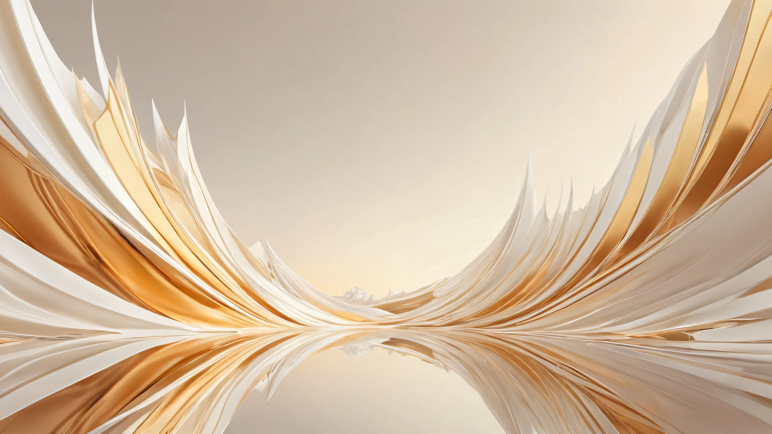 A beautifully rendered desktop wallpaper featuring a heroine in a vast, pure void with extreme depth of field and radiant colors for your PC or Desktop.