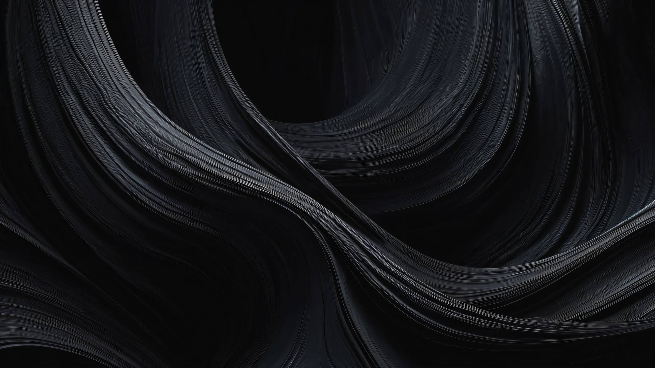Breathtaking desktop wallpaper of a pure void with deep perfect blacks and striking contrast for Desktop/PC users.