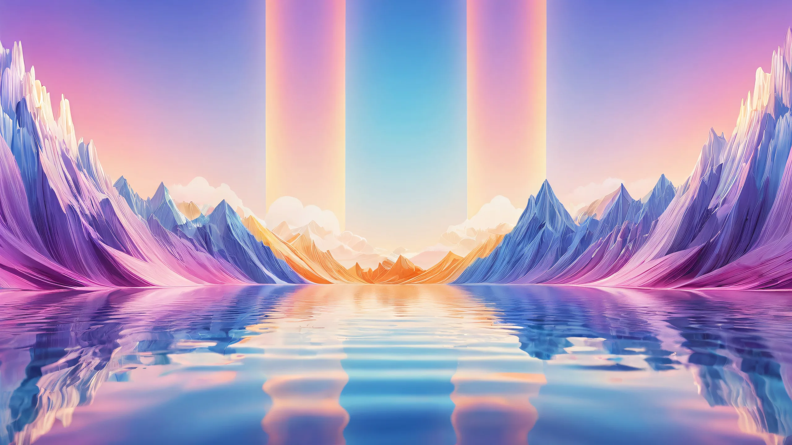 A stunning desktop background of a centered, pure void with exquisite depth of field and radiant colors for your PC or Desktop.