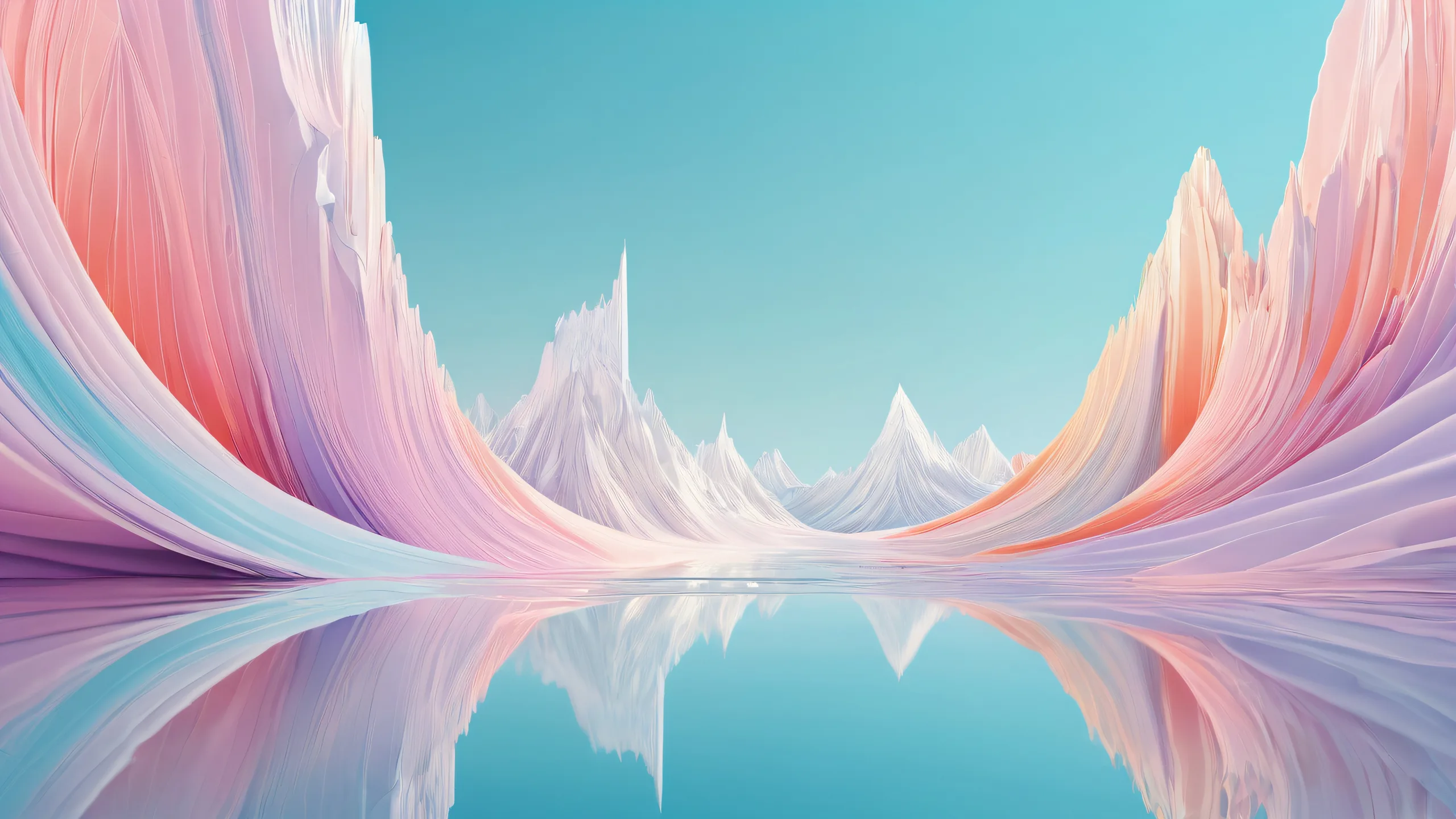 A beautiful desktop wallpaper of a centered void on a black and white background with subtle gradient effects for added realism, suitable for Desktop/PC.