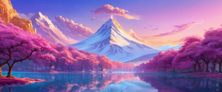 Perfectly clean vast pure void desktop/pc background with extreme depth of field and radiant colors.