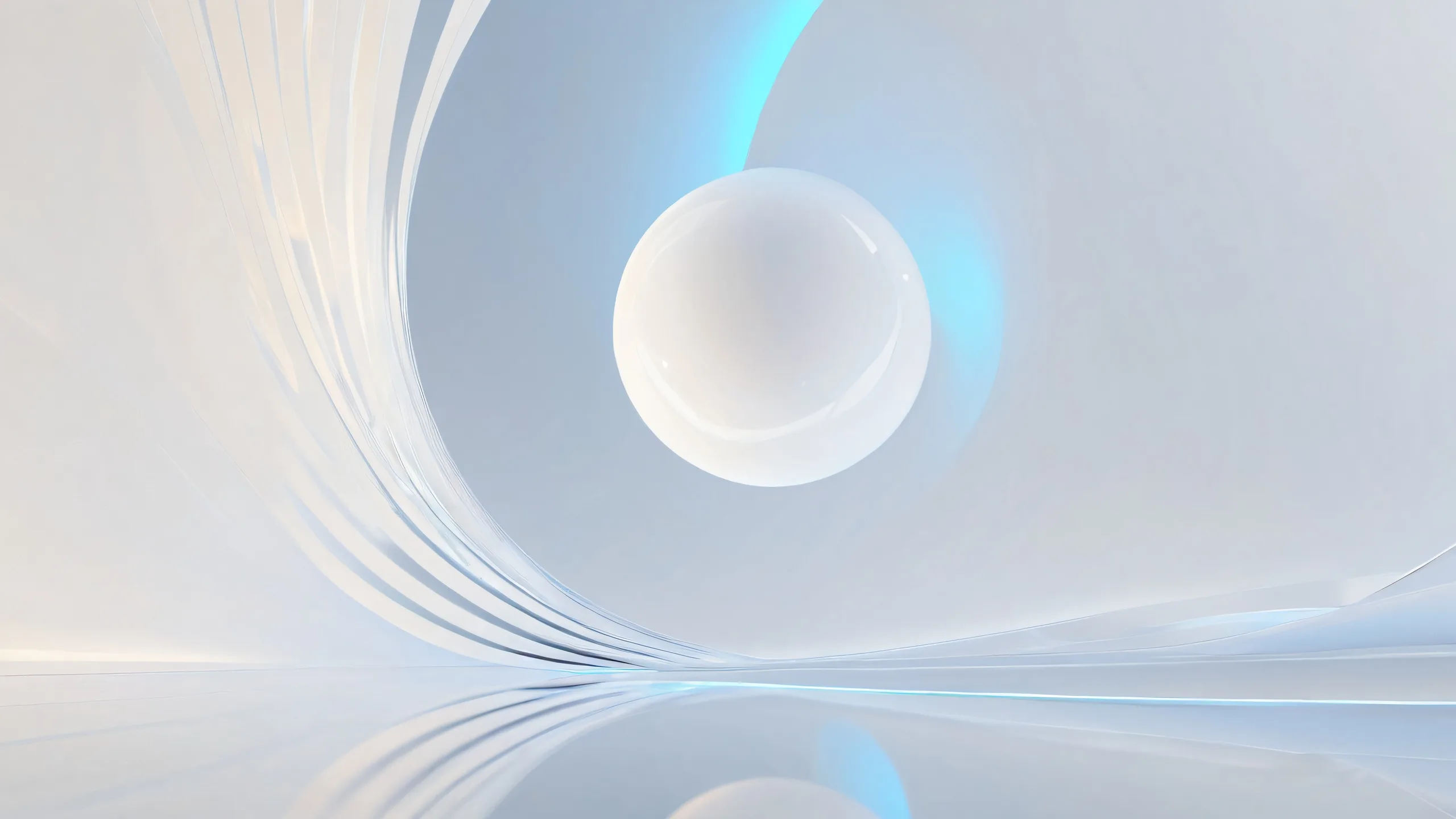 A breathtakingly clean and vast void for your desktop/pc, with award-winning digital art and radiant lighting.