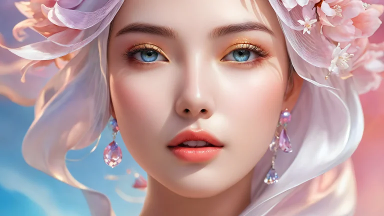 A breathtaking desktop wallpaper of a face perfectly clean and pure void with extreme depth of field and cinematic atmosphere, suitable for a Desktop/PC.