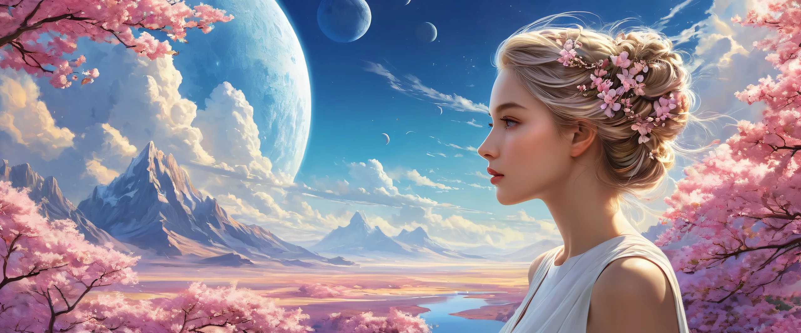 Serene desktop wallpaper of a perfectly clean vast pure void with extreme depth of field, suitable for PC or Desktop use.