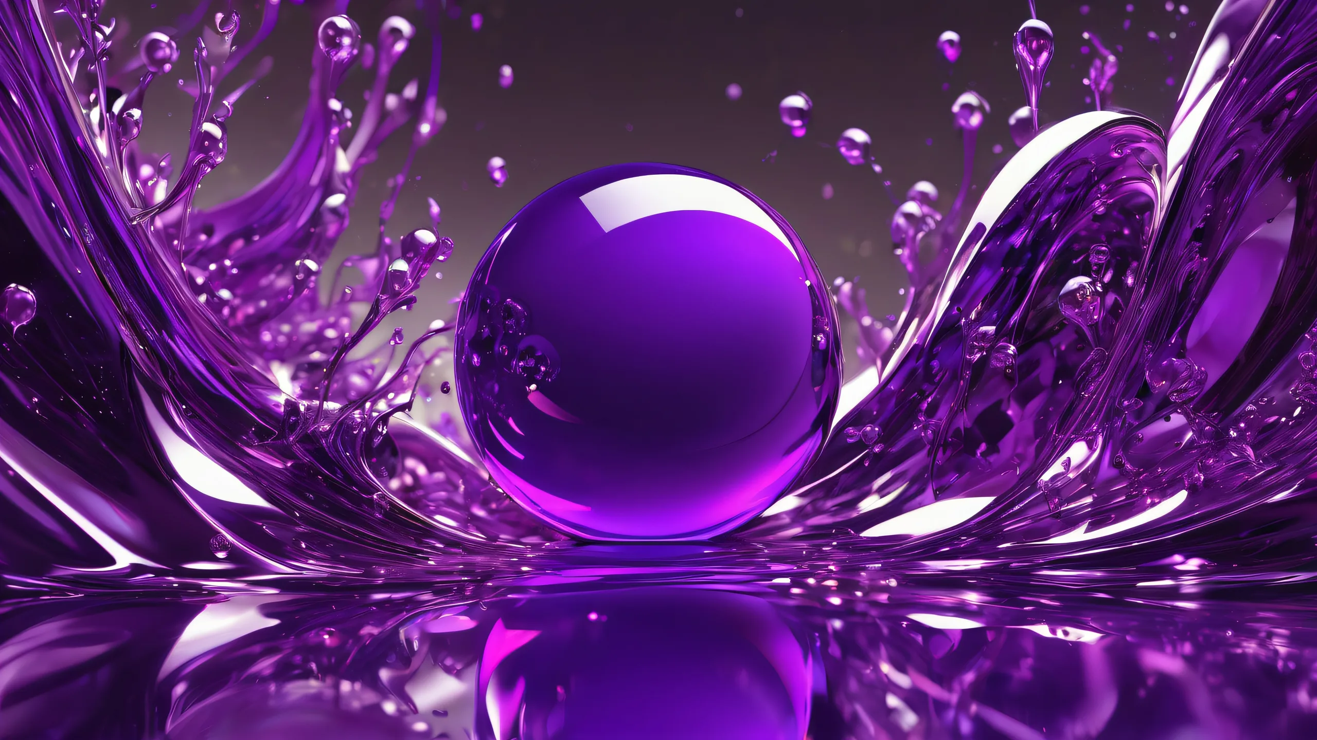 A stunning desktop background of a vast, pure void with ethereal lighting and brilliant colors for use on Desktop/PC.