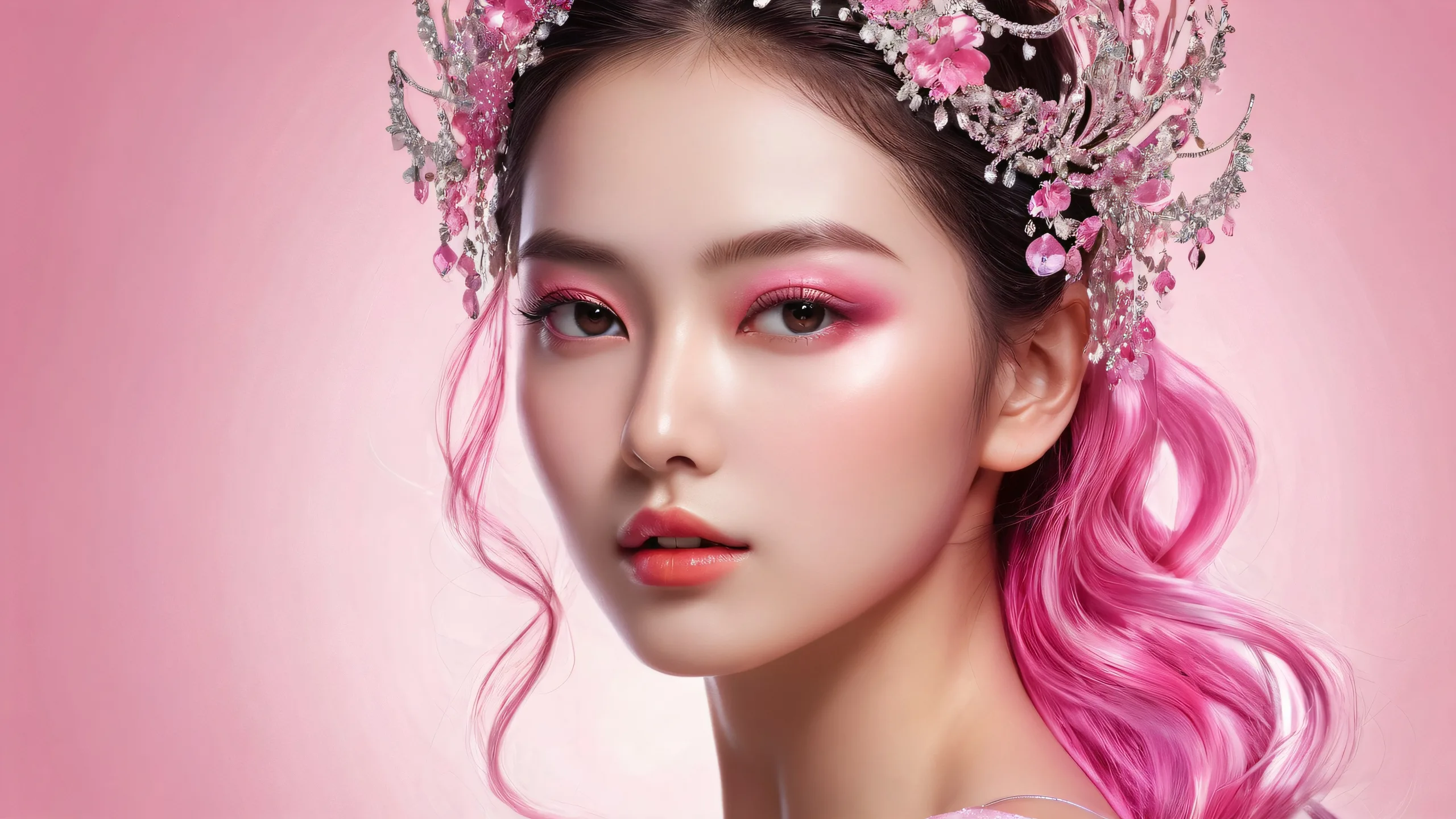 A stunning void desktop scene for your PC or Desktop, featuring radiant colors and reflections.