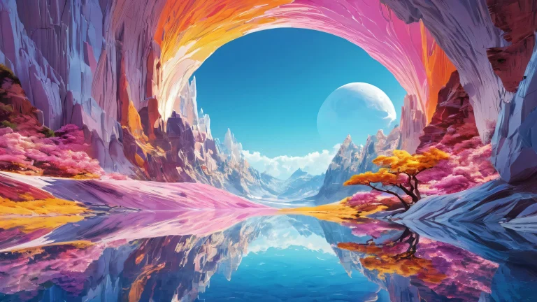 A stunning desktop image of a pure void, perfect for your PC or Desktop. Ethereal lighting and pristine clarity.