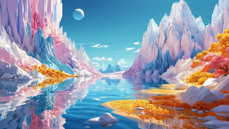 Beautiful, radiant desktop wallpaper of a centered vast pure void on Desktop/PC with extreme depth of field and pristine clarity.