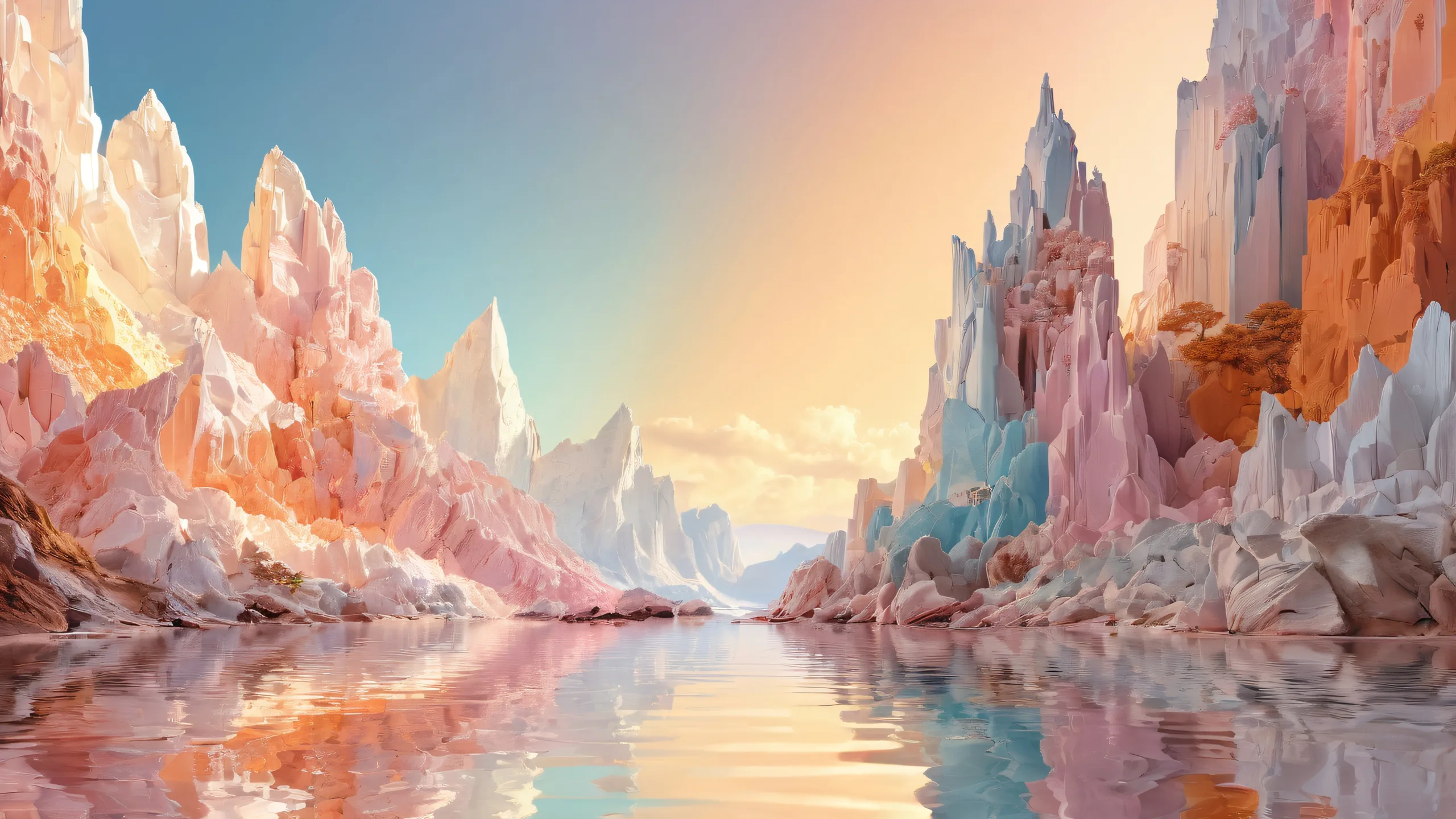 Ultra HD Ethereal Voidscape Masterpiece Wallpaperparfait pour votre PC ou ordinateur de bureau Breathtaking desktop wallpaper featuring a centered composition of pure void with extreme depth of field, perfect for your PC or Desktop.