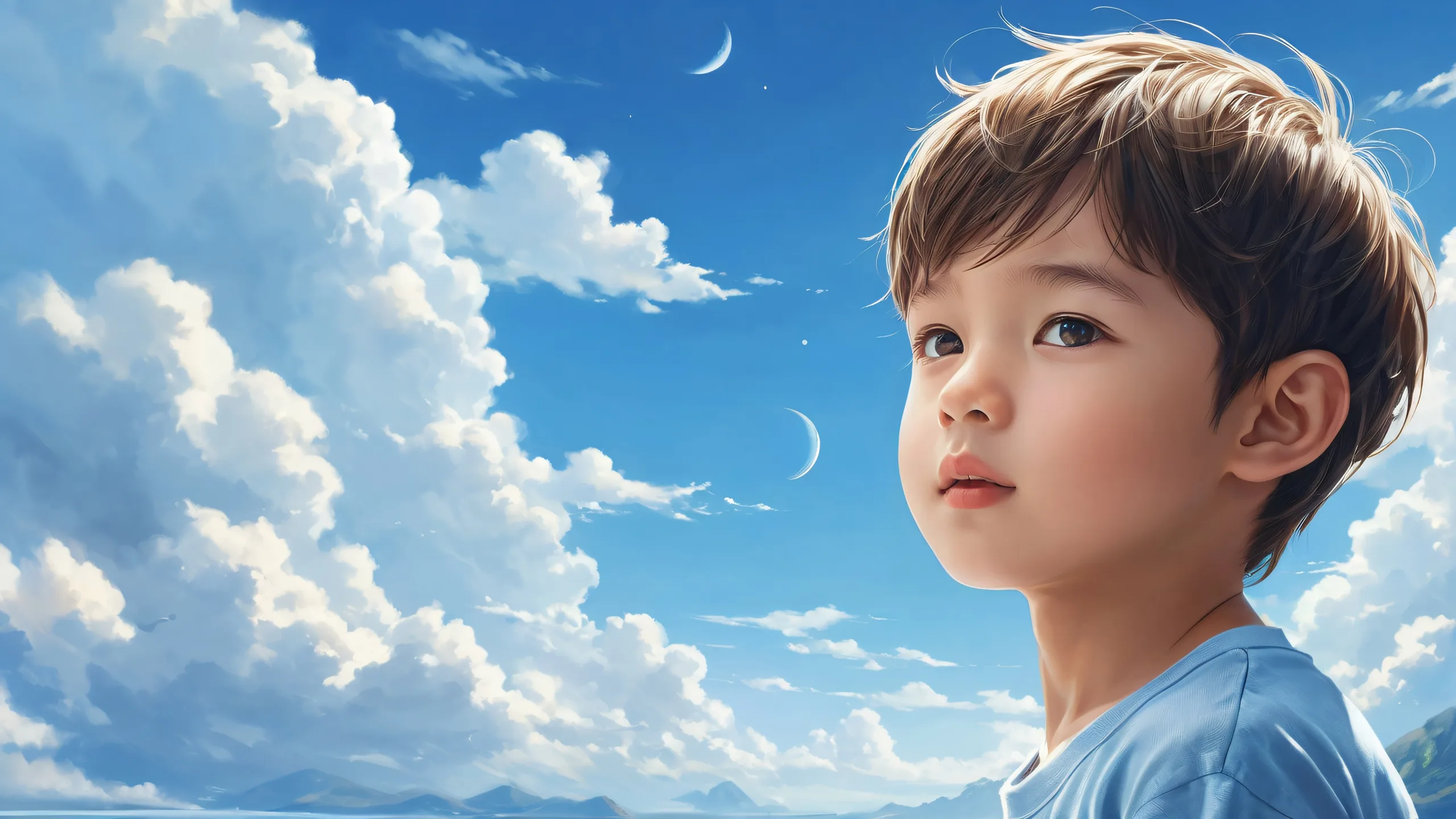 A breathtakingly beautiful desktop wallpaper of a perfectly clean vast pure void for PC and Desktop use.