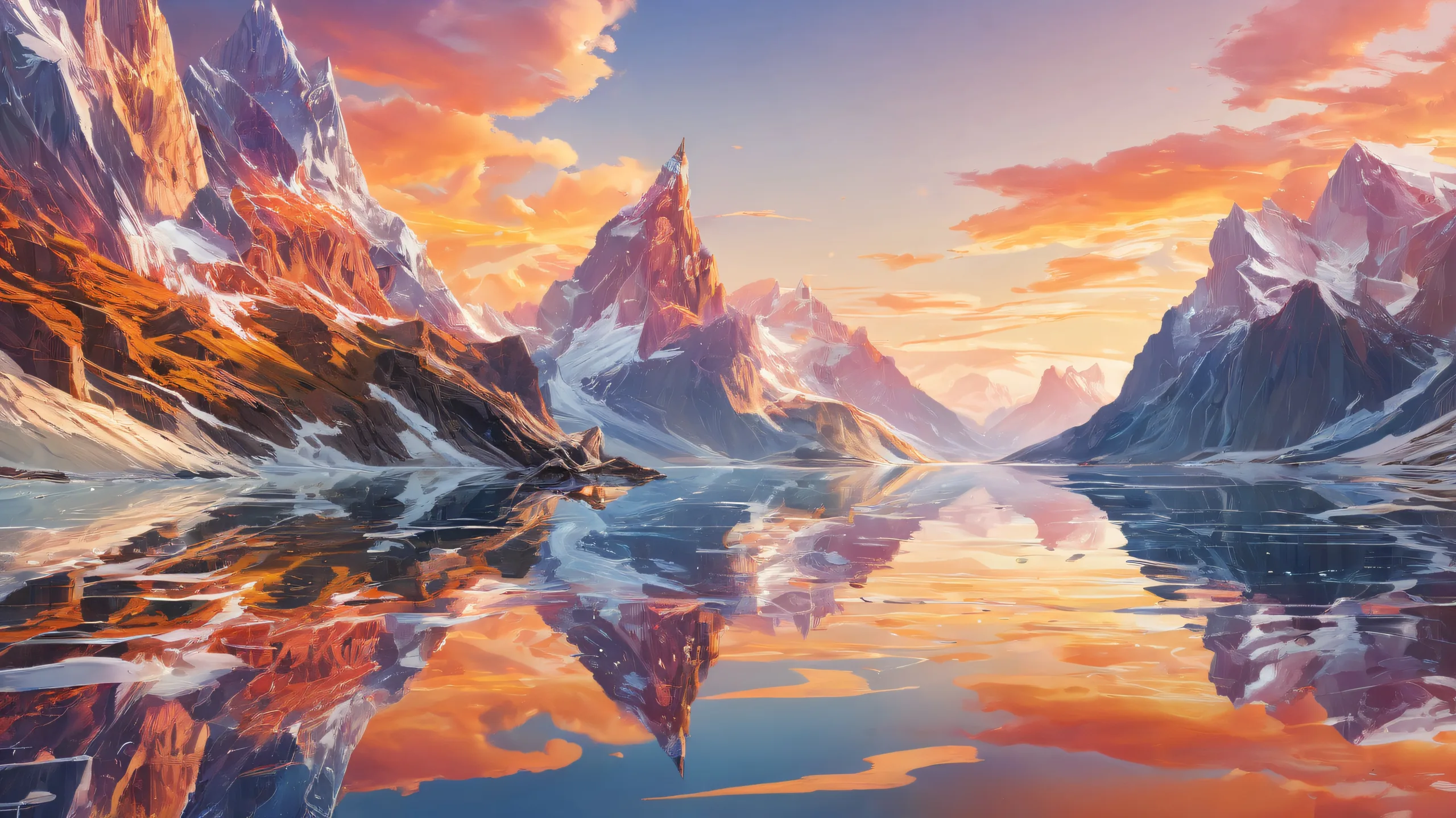 A breathtaking desktop wallpaper of a solo, perfectly clean vast pure void for your PC or Desktop