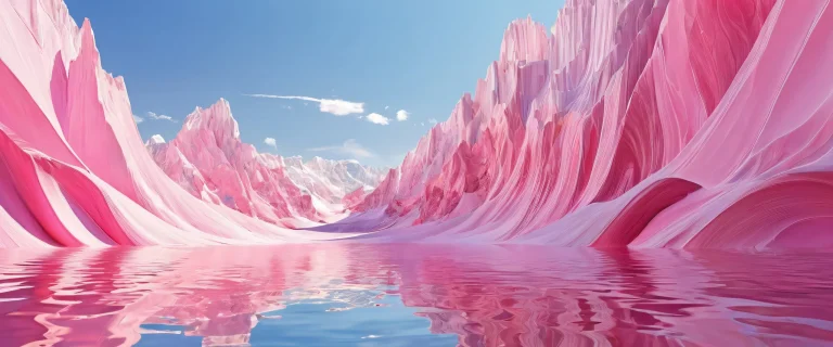 A breathtaking desktop wallpaper of a perfectly clean vast pure void for your PC or Desktop, with extreme depth of field and radiant colors.