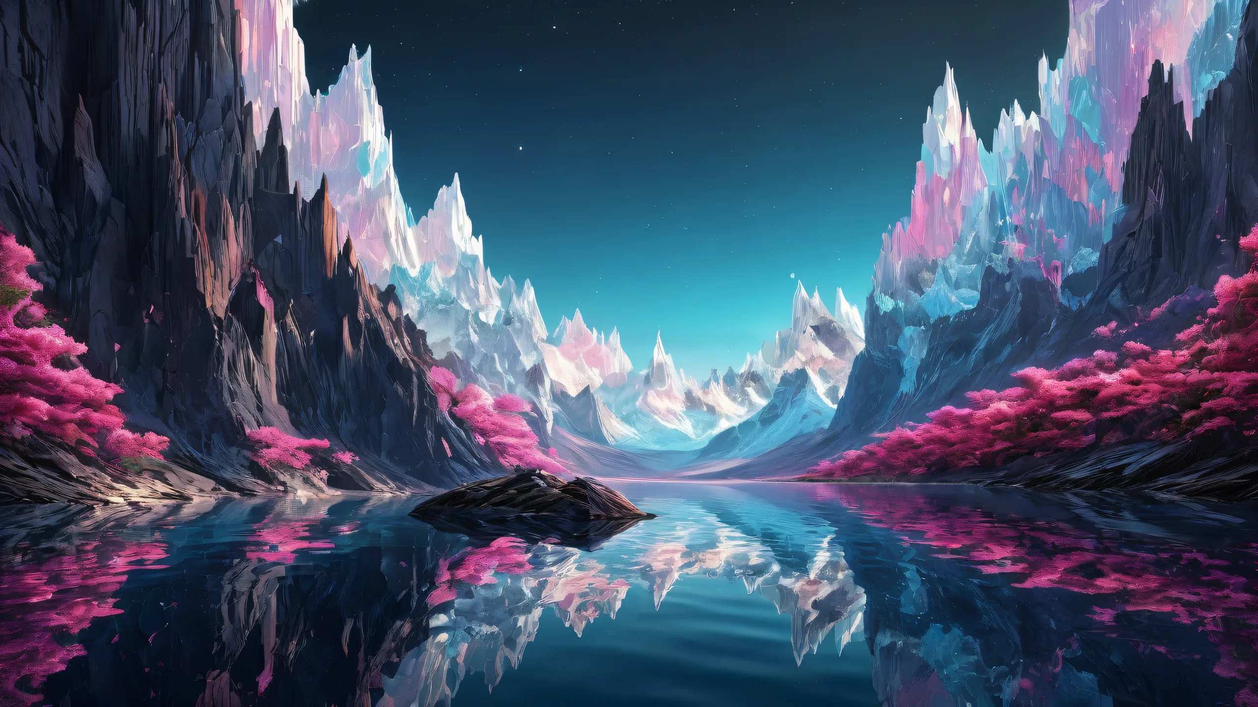 Breathtaking desktop wallpaper of a vast pure void for Desktop/PC