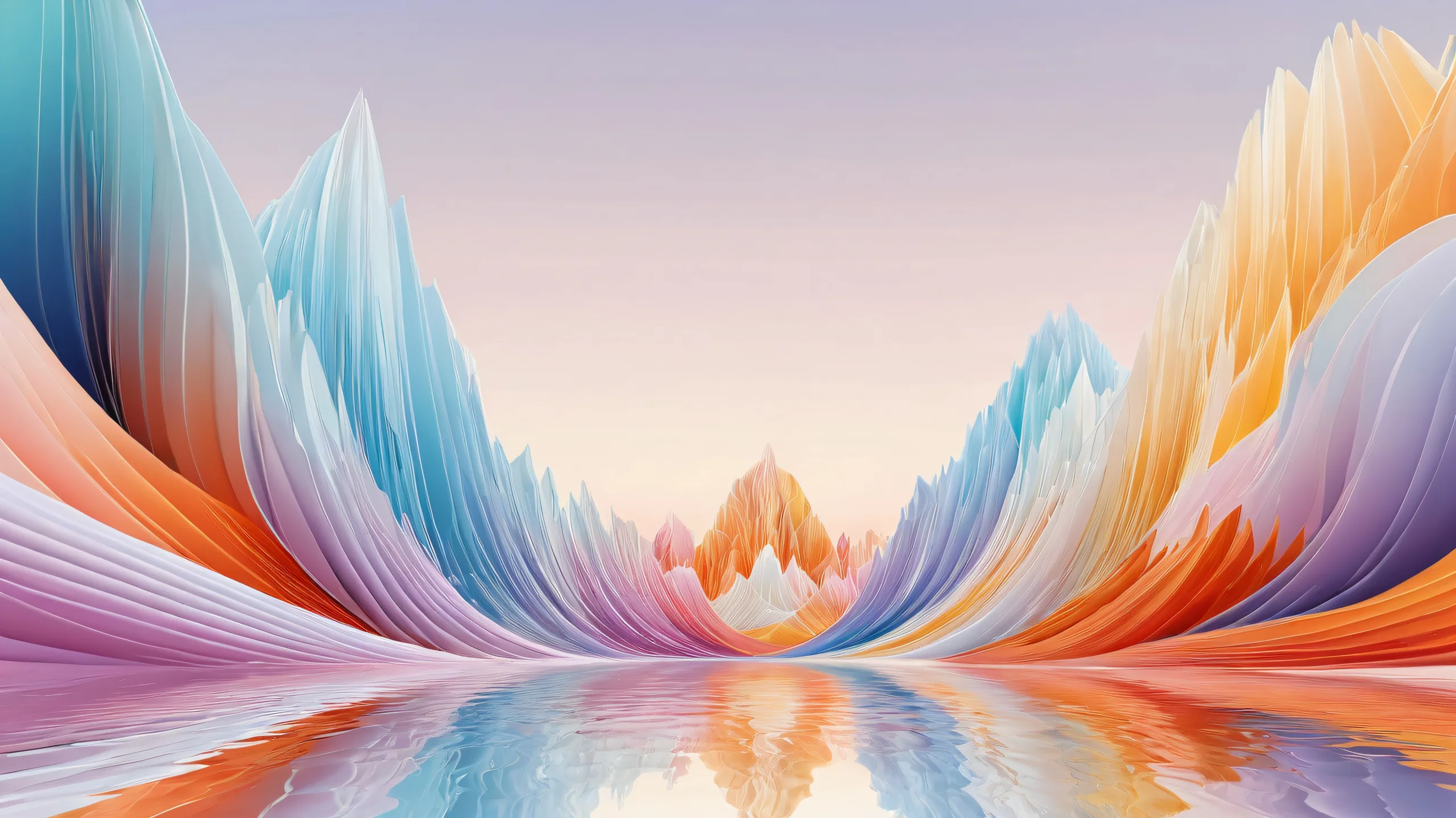 A breathtaking desktop wallpaper featuring a centered, pure void with extreme depth of field and radiant colors for your PC or Desktop.