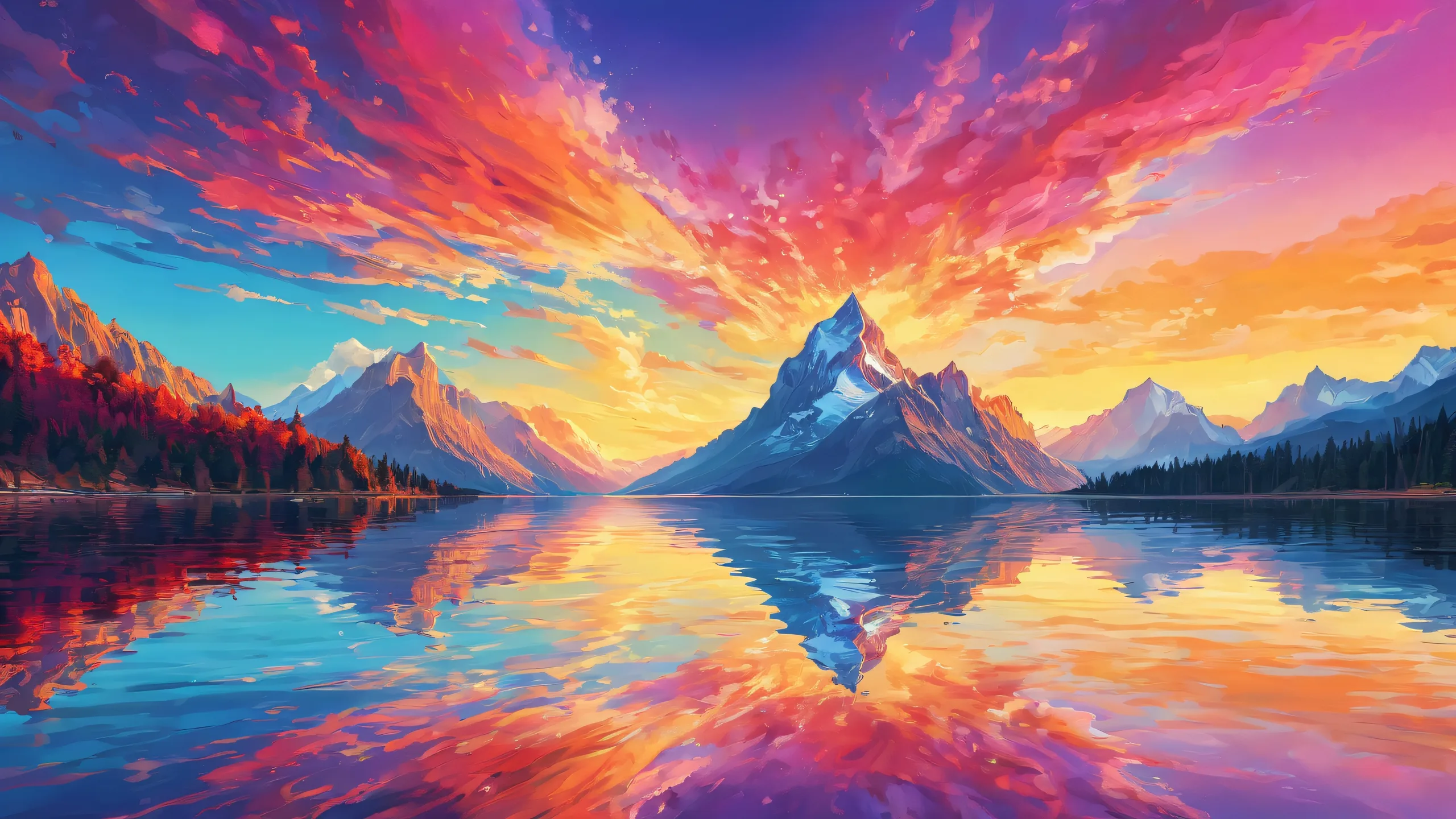 A serene and breathtaking desktop wallpaper of a pure void, perfect for a Desktop/PC.