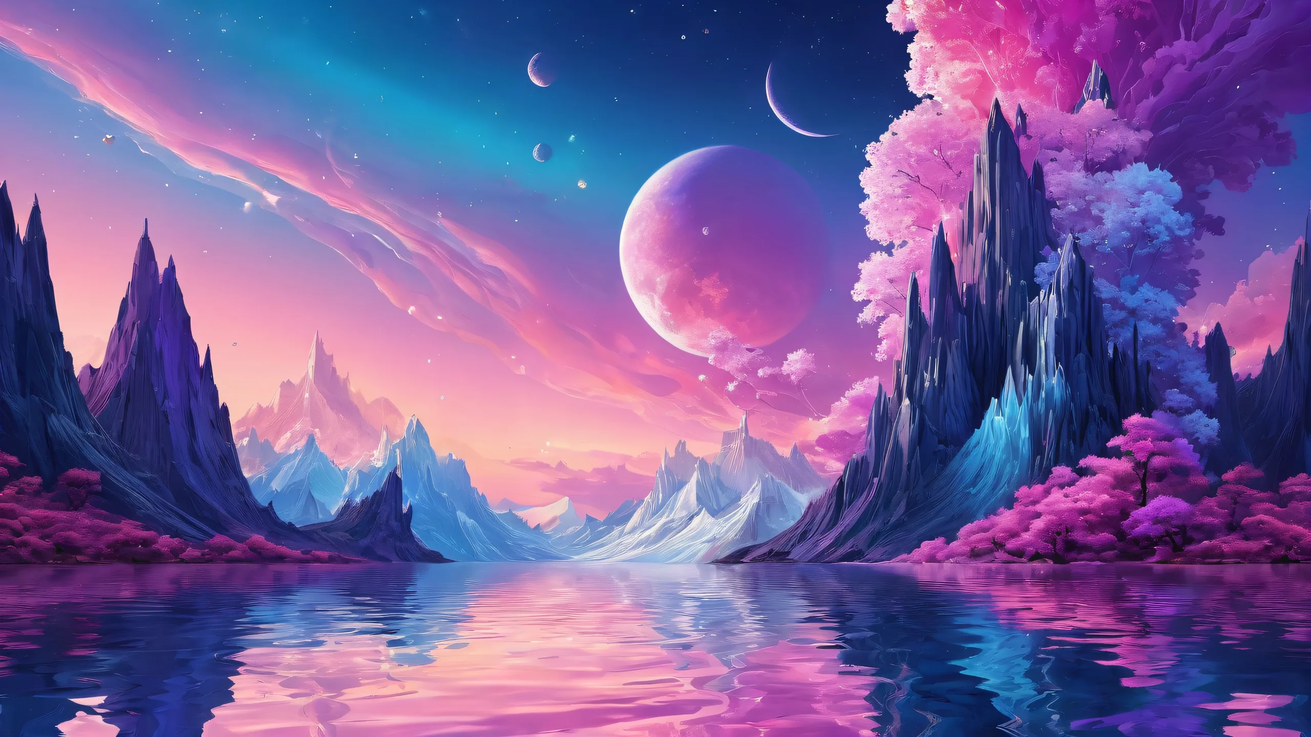 A breathtaking desktop wallpaper of a vast pure void with extreme depth of field, perfect for your Desktop/PC.