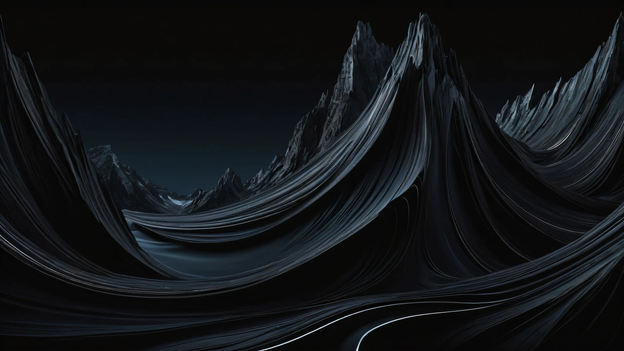 Ethereal Voidscape Odyssey 4K UHD Fond d'écranparfait pour votre PC ou ordinateur de bureau Breathtaking desktop wallpaper of a pure void with deep depth of field, perfect for your PC or Desktop.