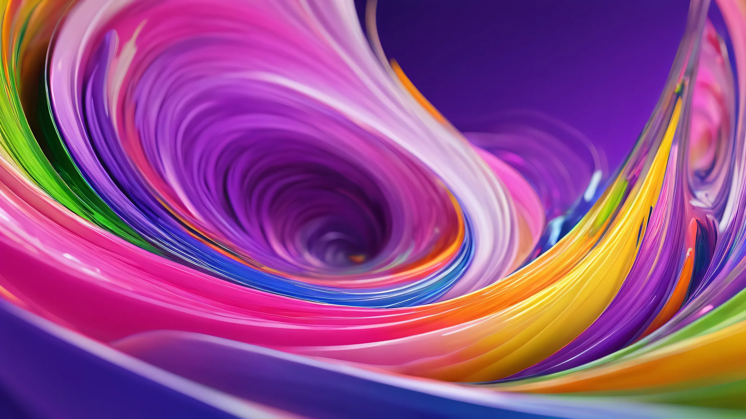 A serene and breathtaking desktop wallpaper of a vast pure void with extreme depth of field, perfect for your Desktop/PC.