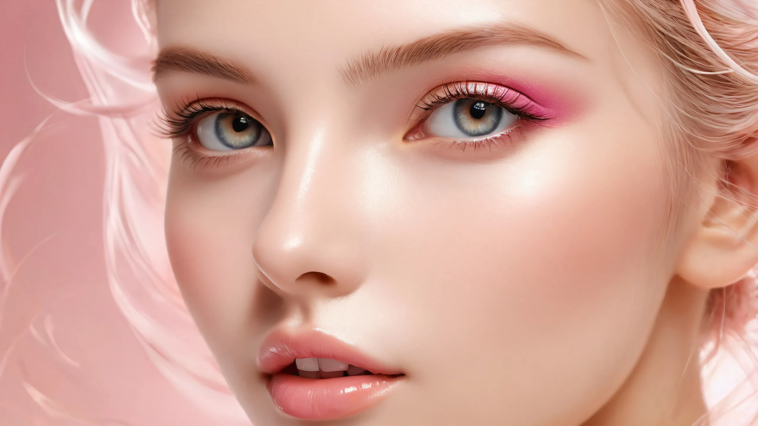 Beautiful desktop wallpaper of a vast, pure void with extreme depth of field for Desktop/PC use.