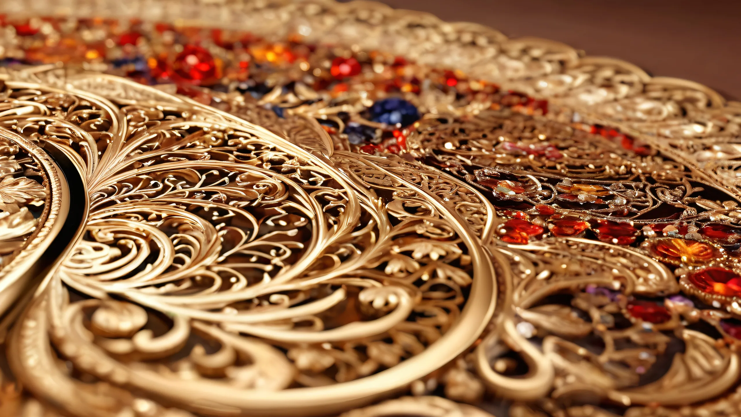 A desktop wallpaper of a vast pure void with deep depth of field and radiant colors shining through, perfect for Desktop/PC