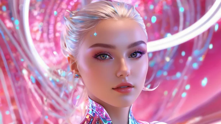 A futuristic desktop wallpaper featuring a pure void with subtle particles and radiant reflections for a Desktop/PC background.