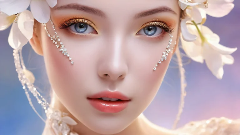 A serene and peaceful desktop landscape featuring a radiant void with brilliant colors and ray traced reflections, parfait pour votre PC ou ordinateur de bureau.