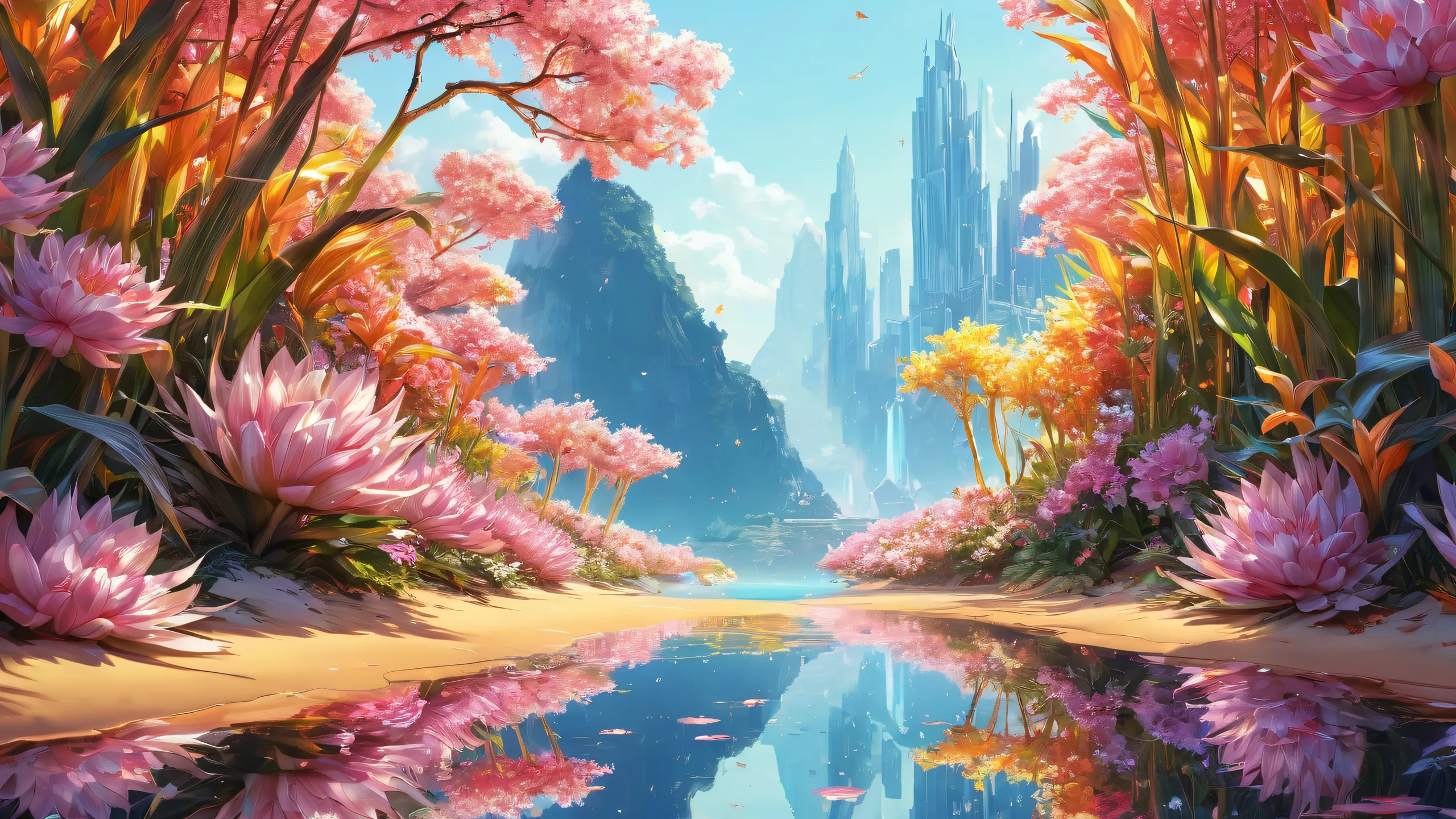 A breathtaking desktop wallpaper of yalmyu, a vast pure void, for Desktop/PC