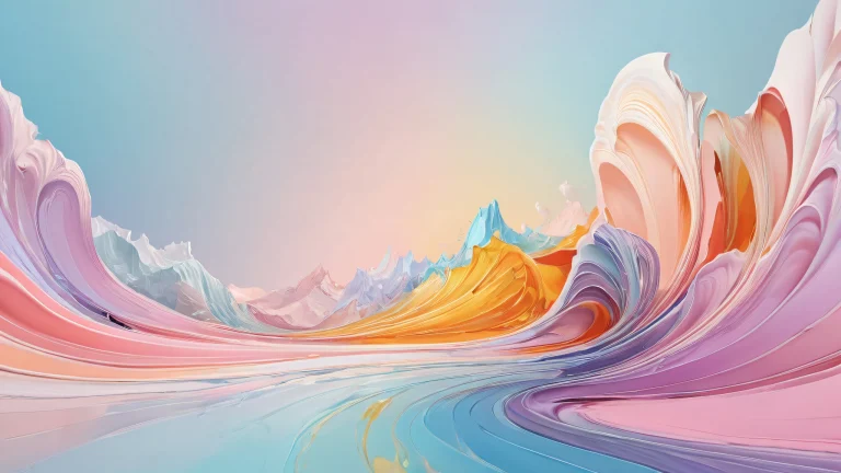 Breathtaking watercolor desktop background of a vast pure void with paper texture and depth of field for your Desktop/PC.