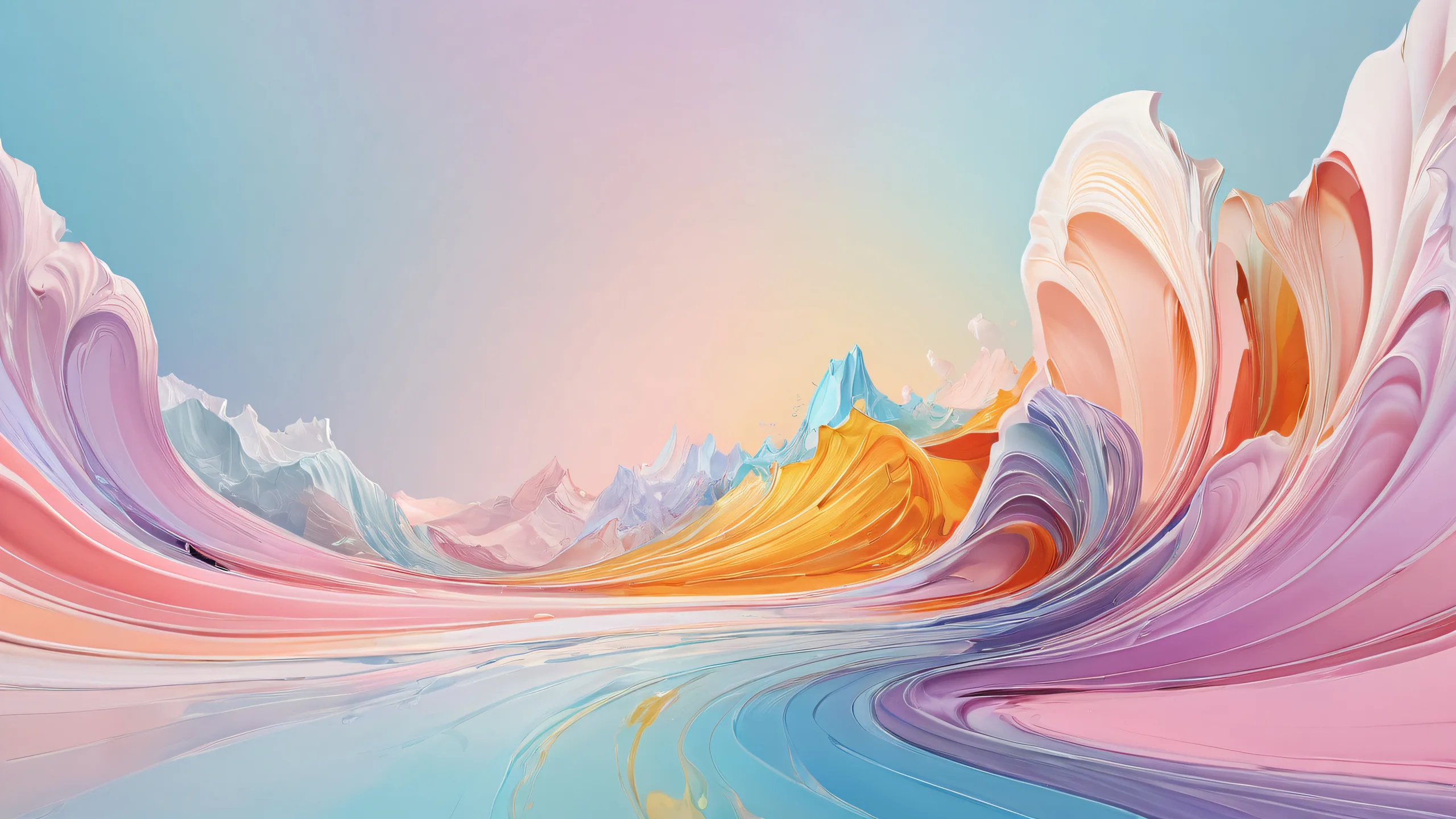 Breathtaking watercolor desktop background of a vast pure void with paper texture and depth of field for your Desktop/PC.