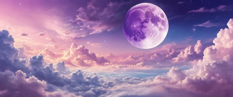 Mystical fairy amidst swirling clouds on a pristine void desktop for PC or laptop