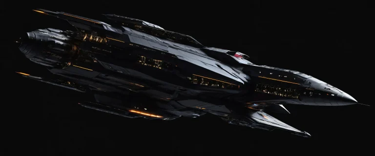 A stunning desktop image of spacecraft set against a pure void background, perfect for a PC or Desktop