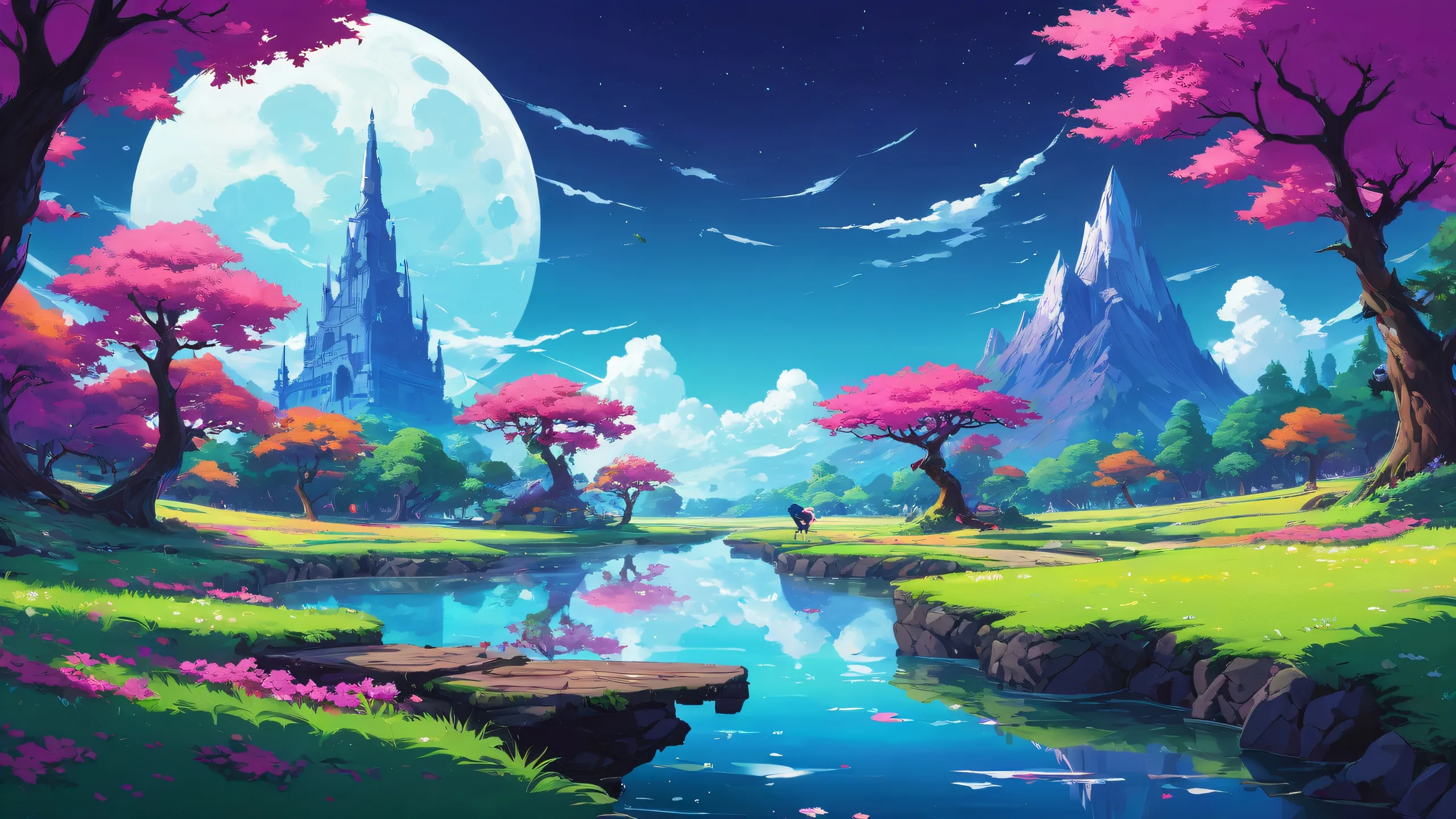 A mesmerizing desktop scene of Deltarune's Githyanki in a vast, pure void, perfect for PC or Desktop users.