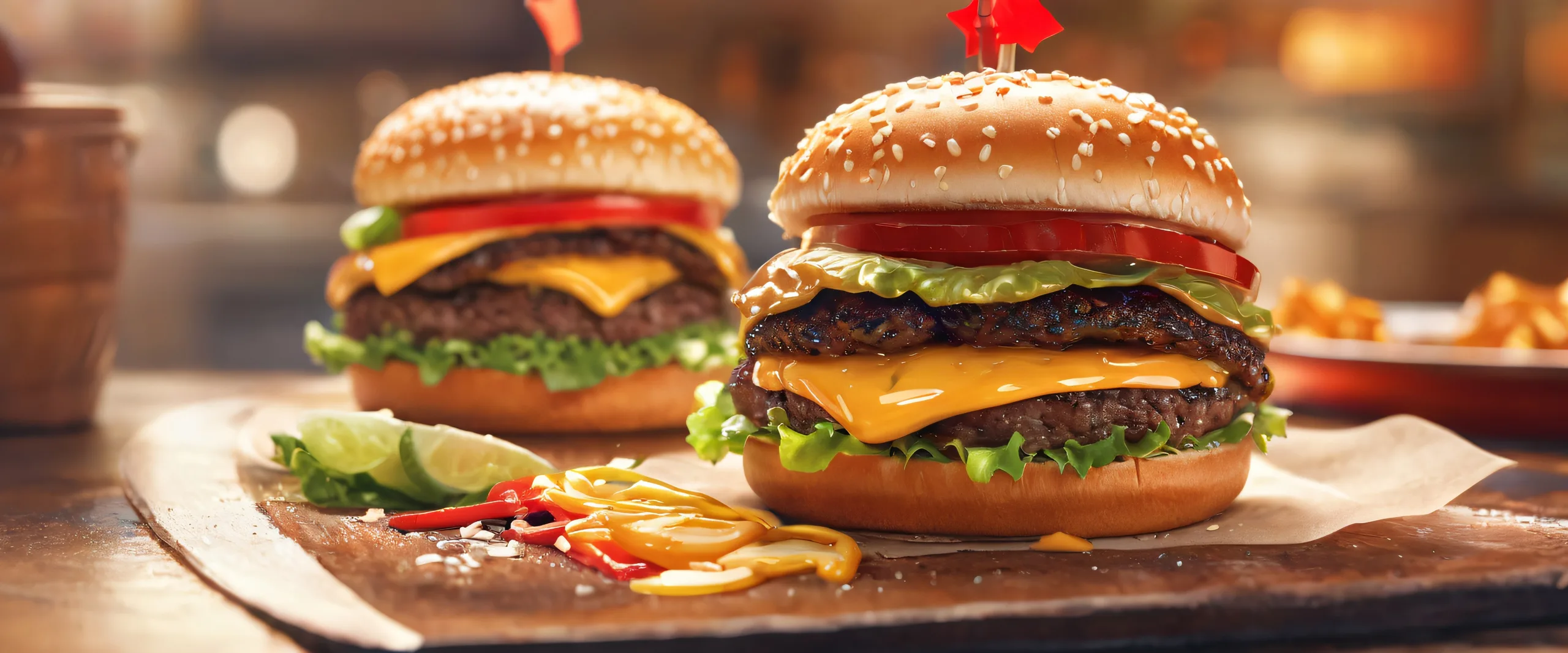 4K Hamburger Woman's Pure Void Desktop Background Breathtaking desktop image of Hamburger Woman in a pure void, perfect for Desktop/PC use.