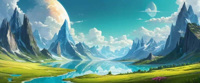 A breathtaking desktop wallpaper of Highguard, a vast pure void with extreme depth of field, adapté à une utilisation de bureau/PC.