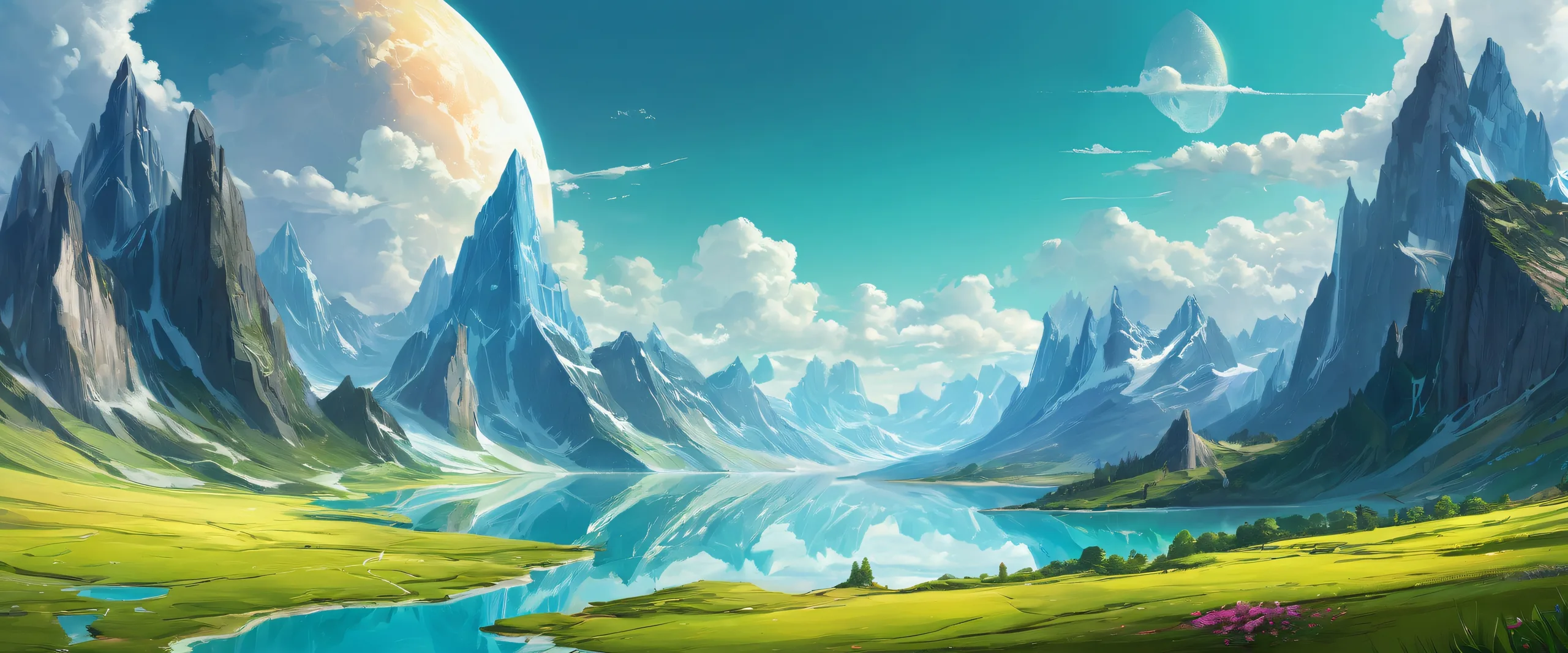 A breathtaking desktop wallpaper of Highguard, a vast pure void with extreme depth of field, suitable for Desktop/PC use.