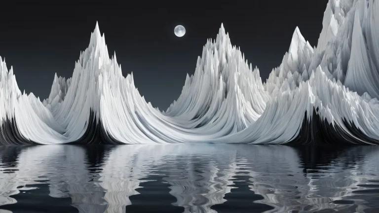 A stunning desktop wallpaper of a perfect void with ethereal lighting and radiant colors for your PC or Desktop.