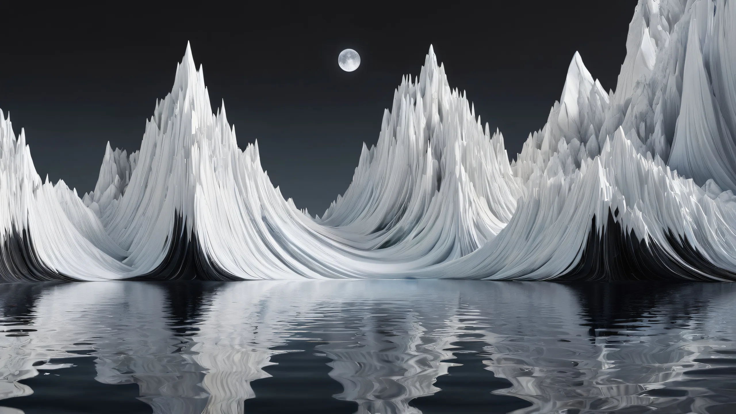 A stunning desktop wallpaper of a perfect void with ethereal lighting and radiant colors for your PC or Desktop.