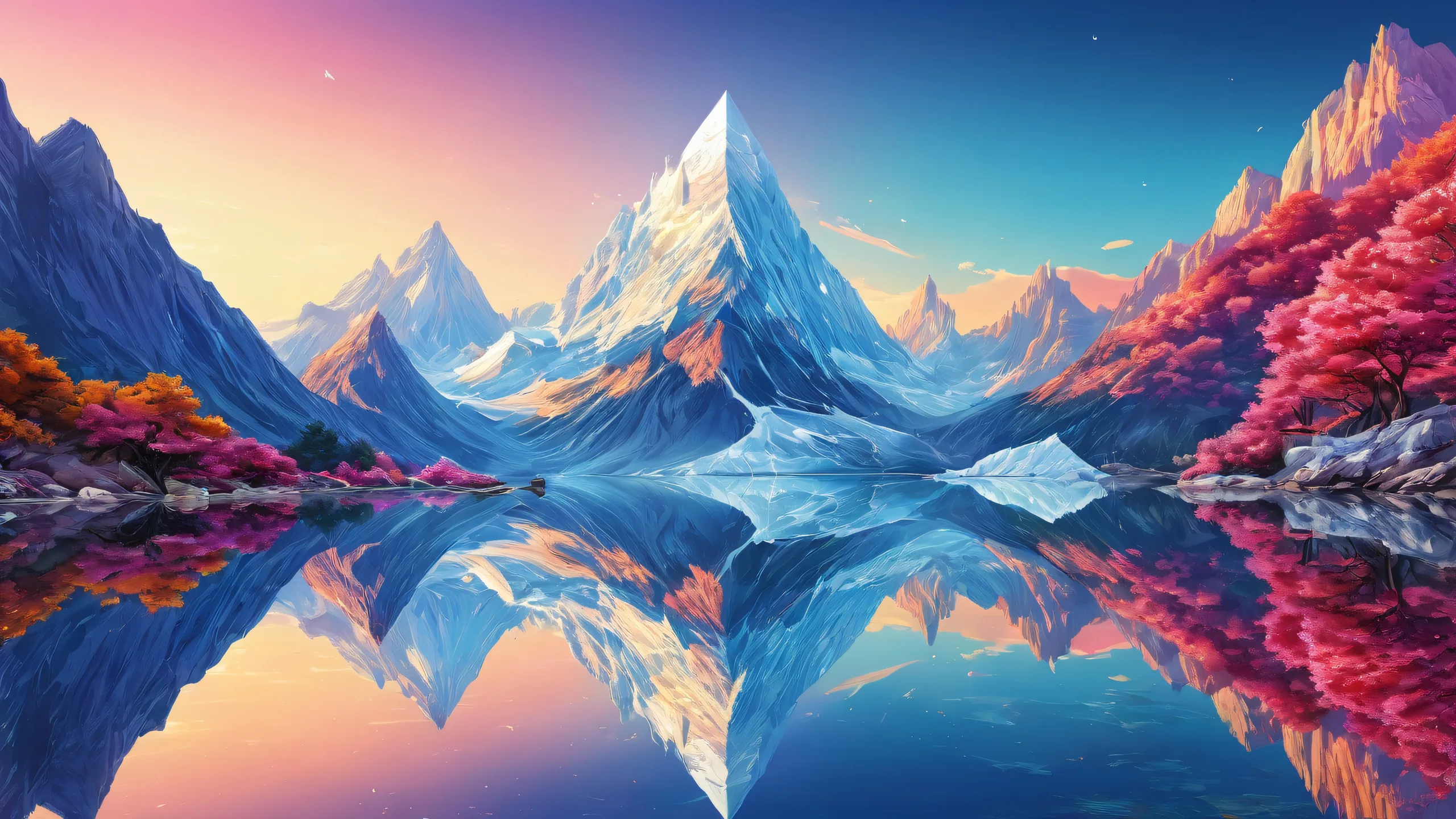 A beautifully rendered desktop wallpaper of a vast, pure void with exceptional depth and clarity, perfect for your Desktop/PC.