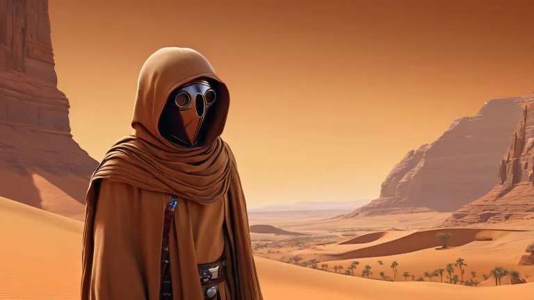 A breathtaking desktop wallpaper of Jawa in a pure void, perfect for desktop/PC users.