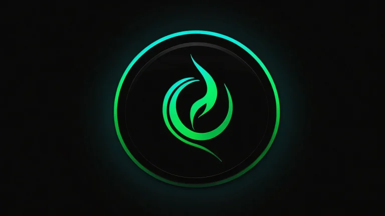 A stunning dark mode desktop featuring Kali Linux's sleek logo against a vast, pure void on a 16:9 aspect ratio screen for Desktop/PC use.