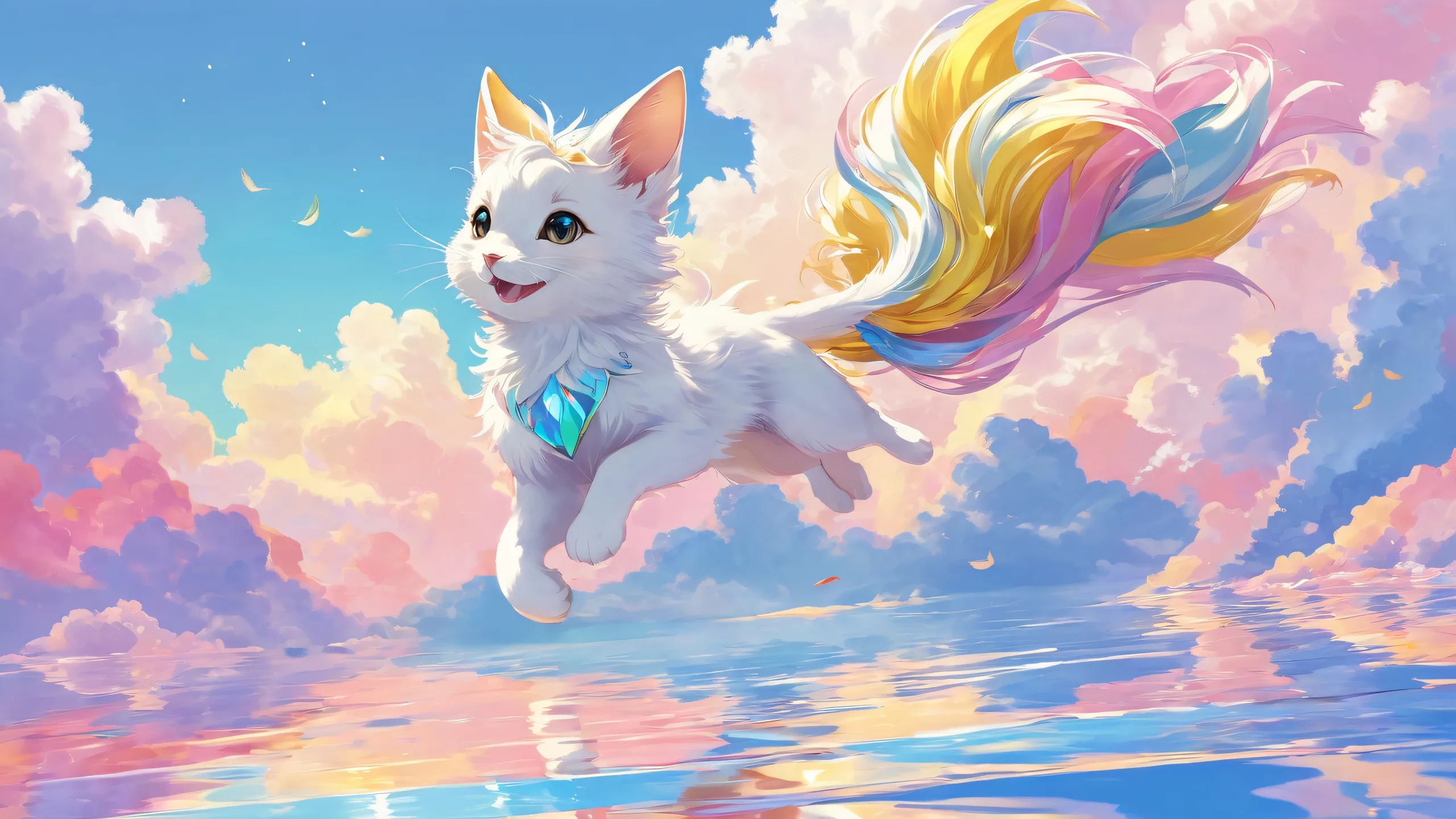 A serene desktop wallpaper featuring Kirara Jump's ethereal void with extreme depth of field, perfect for PC and Desktop use.