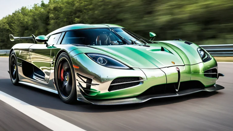 A Koenigsegg Agera in a pristine, void-like environment on a desktop or PC.