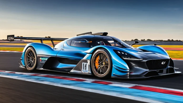 A stunning desktop background of Genesis GMR-001 Le Mans Hypercars on a pure void, perfect for PC and Desktop use.