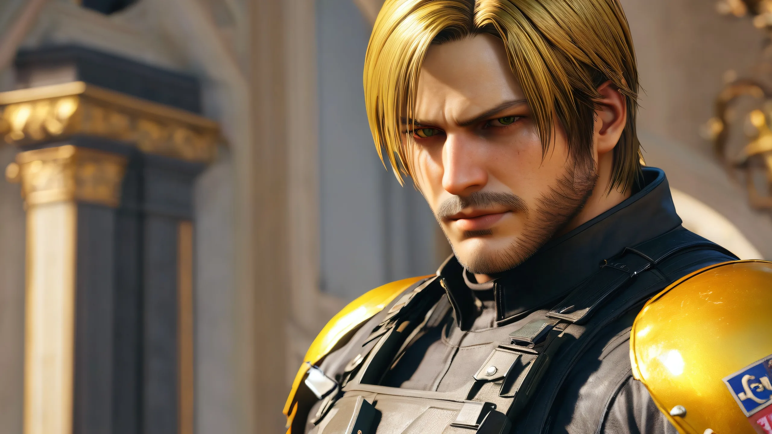 4K Ethereal Void Awakening Desktop Background Leon Kennedy desktop wallpaper with a breathtaking void scene for PCs and desktops.