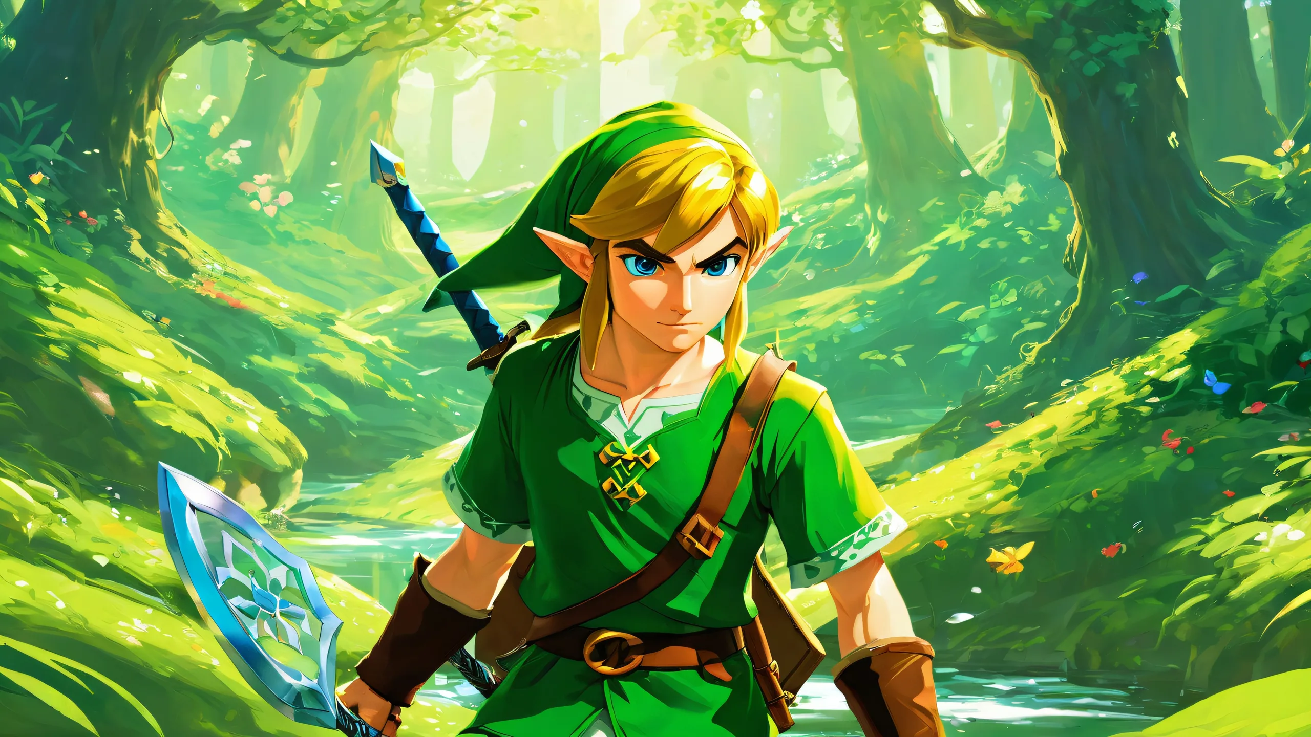 Breathtaking desktop wallpaper of Link's Transaction on a pristine Desktop/PC background with extreme depth of field and radiant colors.