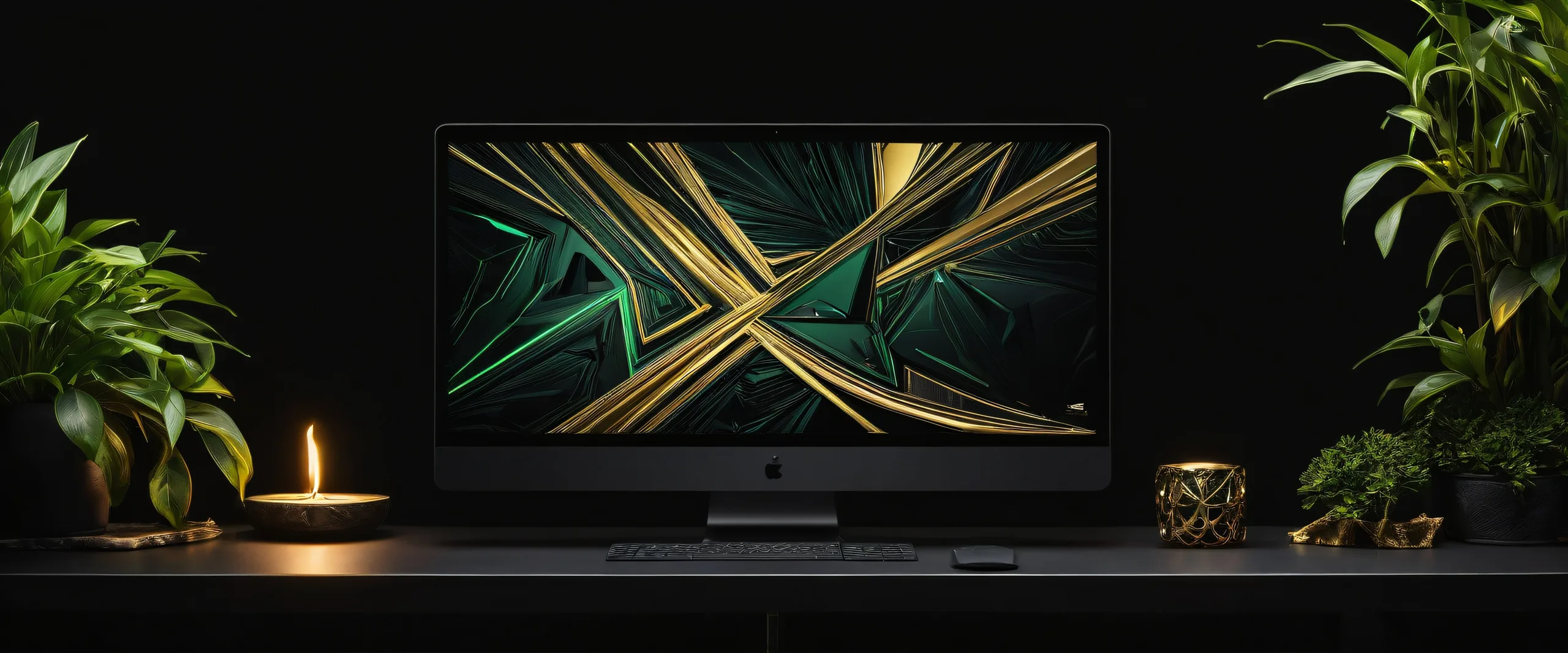 A majestic Link standing in a vast, pure void on a desktop/PC, with deep blacks and striking contrast.