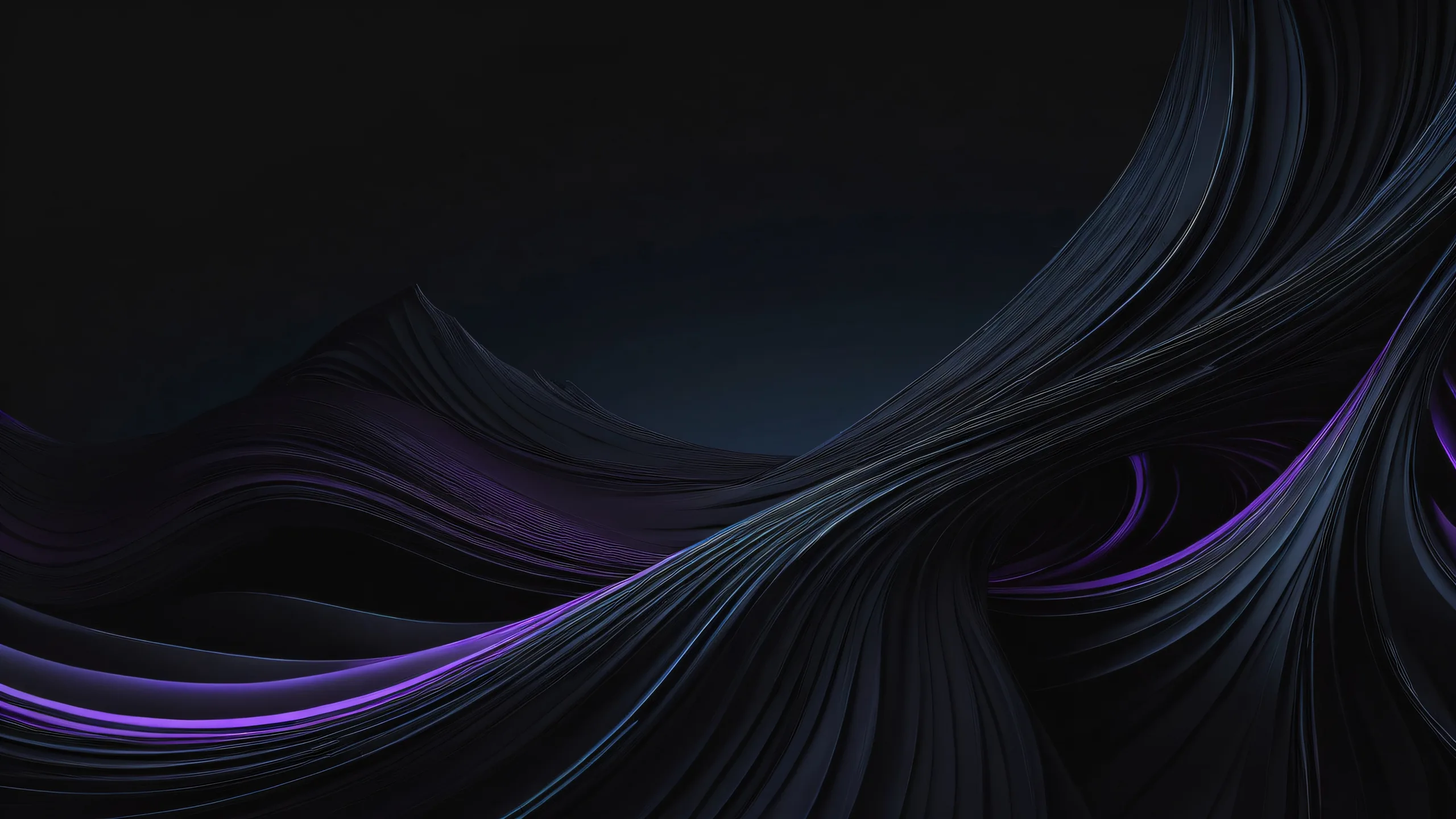 Madotsuki desktop wallpaper with deep purples and soft blues on a black background, perfect for your PC or Desktop.