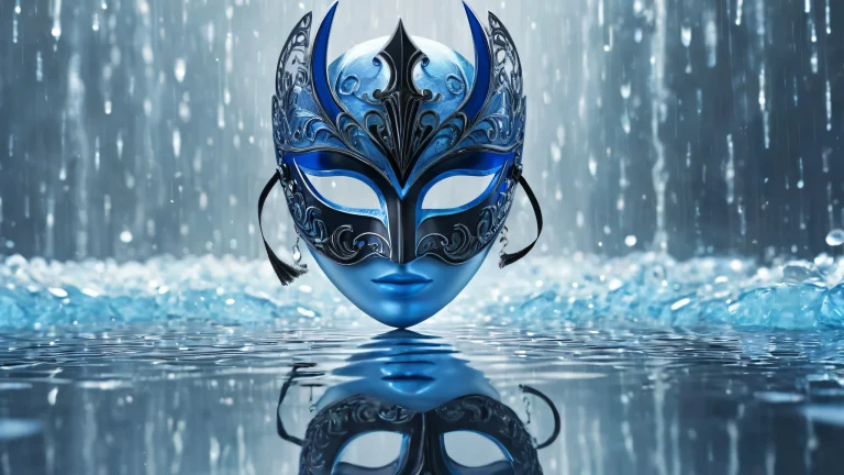 A beautifully rendered desktop wallpaper featuring a masked hero standing in front of a vast, pure void with radiant lighting and stunning visual impact.