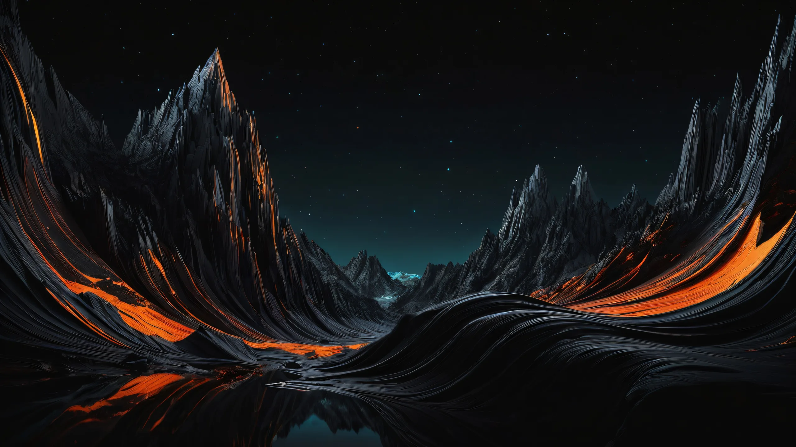 MergedCreature in a deep pure void, perfect for desktop/PC users seeking a stunning background.