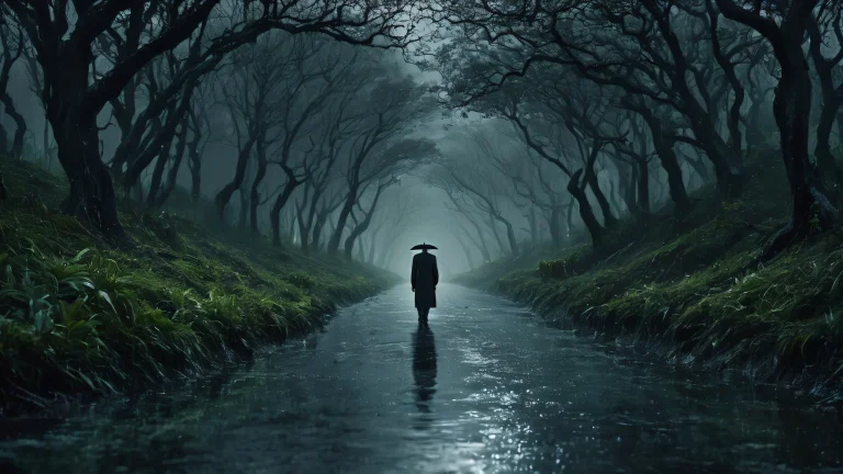 Epic desktop wallpaper featuring men outdoors in a misty atmosphere with deep blacks and crisp contrast on Desktop/PC.